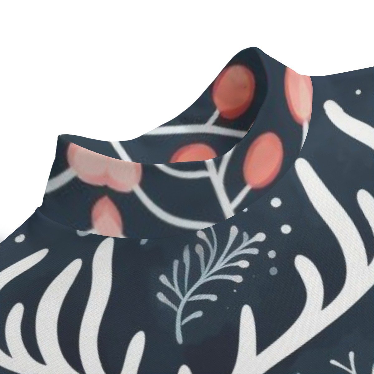 All-Over Print Unisex Mid-high Collar Drop Shoulder Sweatshirt - Image 4
