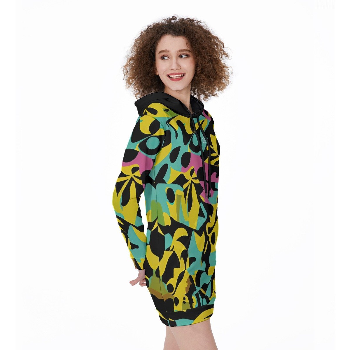 All-Over Print Women's Long Hoodie - Image 2