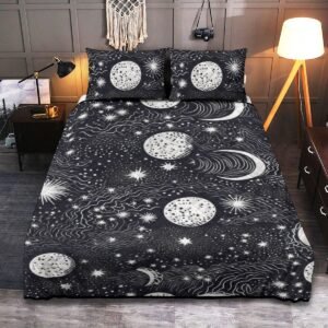 Quilt & Pillow Cases With Edge-wrapping Strips