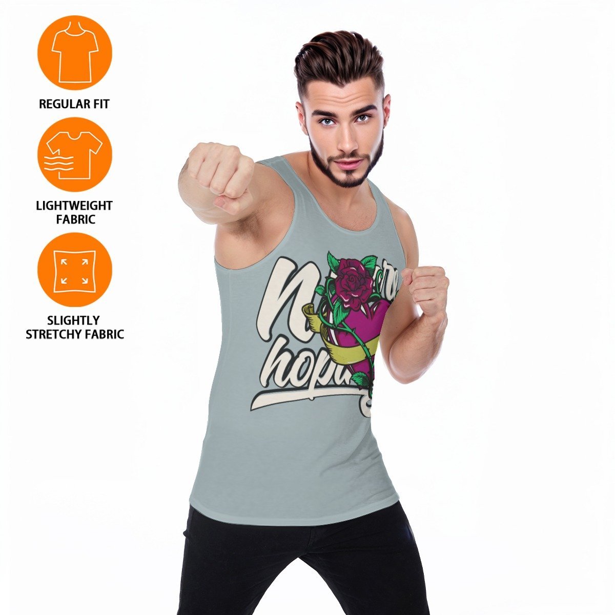 All-Over Print Men's Sports Vest - Image 6