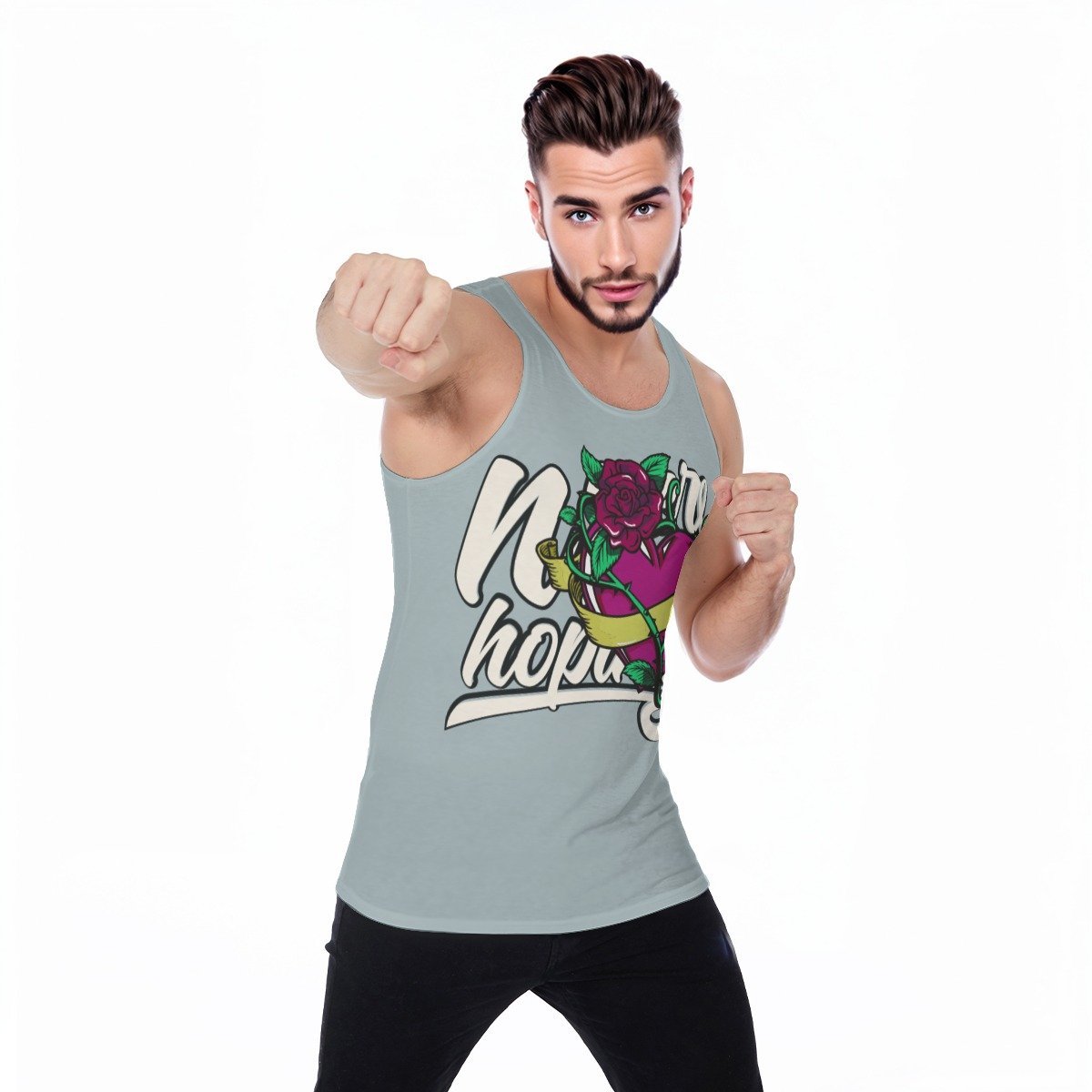 All-Over Print Men's Sports Vest - Image 2