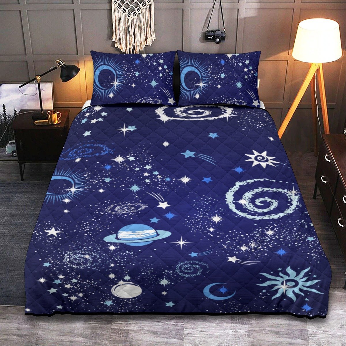 Quilt & Pillow Cases With Edge-wrapping Strips