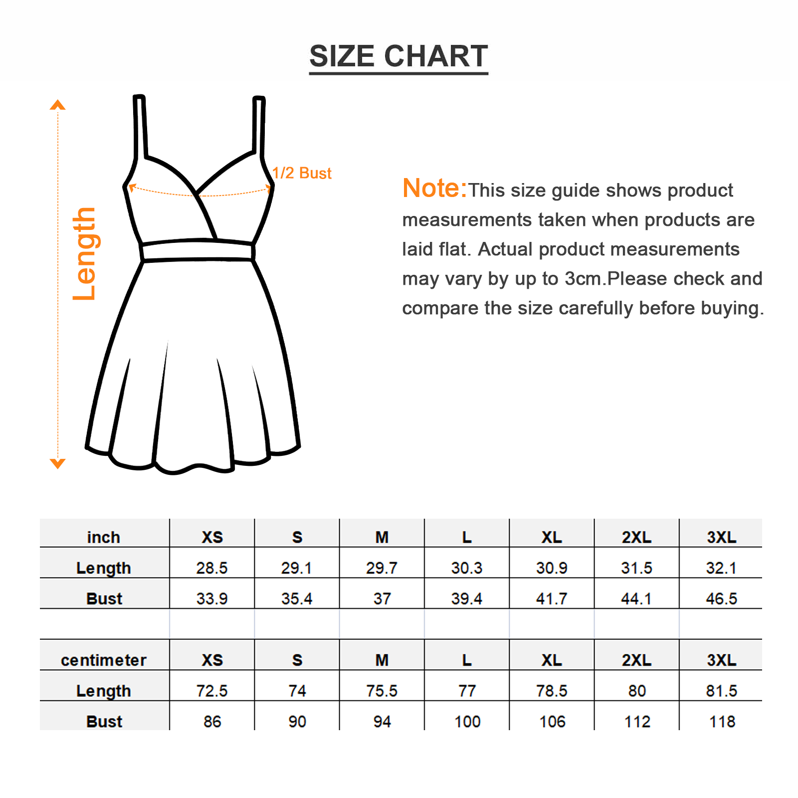 All-Over Print Women's Round Neck Above Knee Dress - Image 5