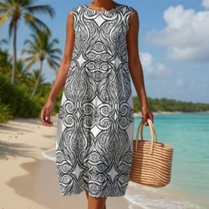 All-Over Print Women's Sleeveless Dress